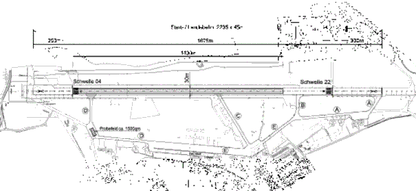 CAD-Zeichnung vom Projekt Flughafen Altenburg-Nobitz