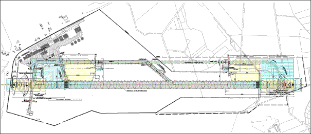 CAD-Zeichnung vom Projekt Flughafen Lübeck